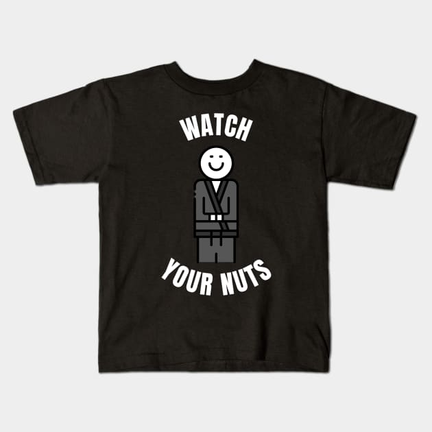 Krav Naga Watch Your Nuts Kids T-Shirt by OldCamp